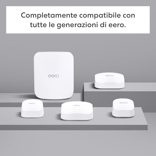 Rrouter Wi-Fi 7 mesh dual-band Amazon  7 (modello più recente) - Supporta connessioni Internet fino a 2,5 Gbps, copertura fino a 190 m², confezione da 1 - Powerline - Immagine 4