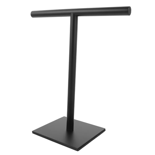 Vaguelly Soporte Toallero De Acero Inoxidable para Encimera Resistente y Estable Diseño Forma Necesidad De Taladro para Cocina y Baño Acabado Negro Moderno Fácil De Usar y Mover