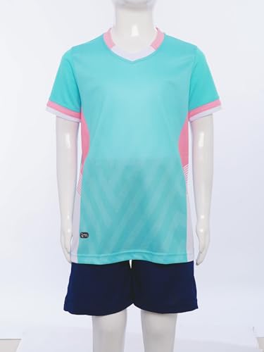 Kids Boys Pcs Quick Dry Sports Set Stylish Striped T Shirt And Shorts For Soccer Football Basketball3