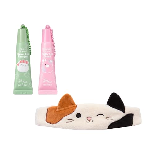 TONYMOLY x Squishmallows Lip Plumper & Patty Cat Plush Headband