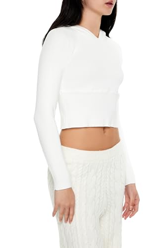 Forever 21 Women's Hooded Raglan Sweater4
