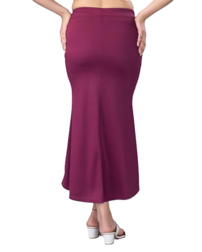 Image of LADLA FASHION] Women's Saree Shapewear - Mermaid Cut Saree Shaper Petticoat with Side Slit,