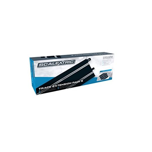 Scalextric Gerade, 8 Stück, Erweiterungsset, Schwarz, Weiss/Opulenter Garten