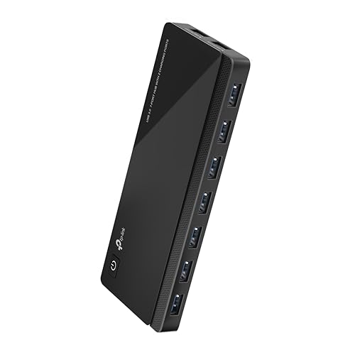 TP-Link UH720 USB Hub, 7-Port Docking Station with Extra 2X 2.4A ...
