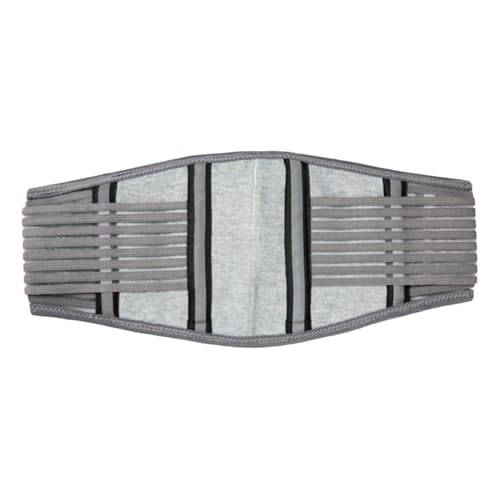 Faja deportiva para soporte lumbar color plata