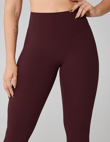 Image of UNISSU Hugcurve No Front Seam High Waisted Workout Leggings for Women Buttery Soft Yoga Pants Gym Athletic Tights - 25''