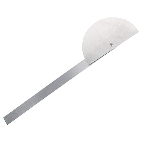 Utoolmart Transportador Acero 180 Grados con Brazo Ajustable 15 cm miniatura 2