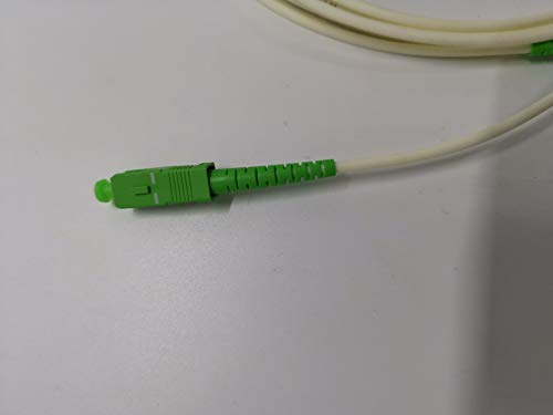 Câble fibre optique SC/APC vers SC/APC monomode Simplex 9/125 3mm de 200 mètres