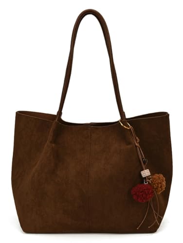 2 Pcs Slouchy Suede Hobo Bags Women Cute Crescent Crossbody Purses Underarm Shoulder Bag Trendy Satchels Tote Handbag 2025