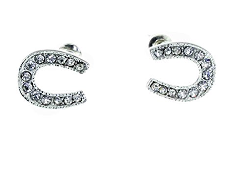 Stud Earrings [Lucky Horseshoe] – Hypoallergenic – #TOP1