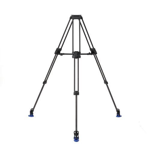 Benro Lightning-Lock Carbon-Fiber Video Tripod – 75mm Bowl, Dual-Stage Legs, 88.2 lb Payload, Mid-Level Spreader (C673LL)