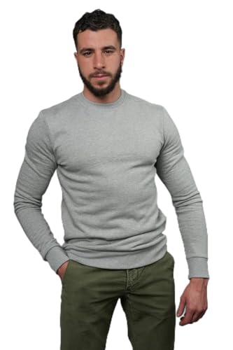 Sweat uni en coton pour homme et femme - Coupe classique basique
