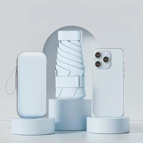 MsiDtsoy 軽量折りたたみ日傘 6本骨 コンパクト