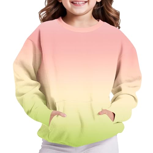 Gradient Sweatshirt for Teen Girls Long Sleeve Round Neck Oversized Sweatshirt Fall Fashion Soft Y2k Preppy Pullover4