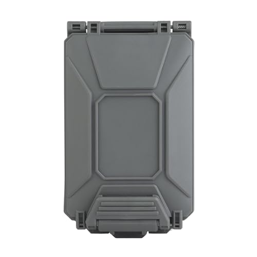 WoSporT Tactical Modular Battery Storage Organizer, MOLLE Military Hunting Vest Carry 18650/AAA/CR123A/18350 Battery Box Holder Case