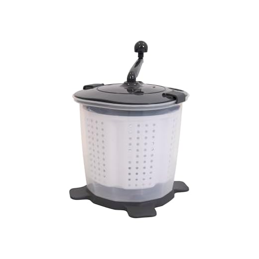 Bo-Camp Mobile Mini Camping Reise Wasch Maschine Hand Kurbel Wäsche Trockner 2kg