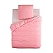 Produktbild Casalinga Home Bettwäsche 135x200 2teilig Rosa 100% Weiche und Angenehme 105g/m² Mikrofaser 1 Bettbezüge 135 x 200 cm mit YKK Reißverschluss + 1 Kissenbezüge 80 x 80 cm für Einzelbett und Bügelfrei