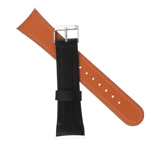 TENDYCOCO 3 Bands Leather Strap 3 Band Soft Flexible Black