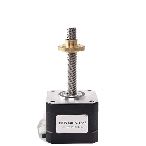 Moteur pas à pas axe Z 17HS3401S à vis longue T8 pour impression 3D sans jeu