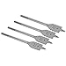 Wood Drill Bit Set, 4Pcs Spade Drill Bit Set High Carbon Steel Paddle Flat Bit Sets 22mm Power Tools Engraving Drill Bit for Woodworking