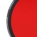 Lens Filter, Optical Glass Red Filter Camera Lens Camera Filters with Multilayer Coating for