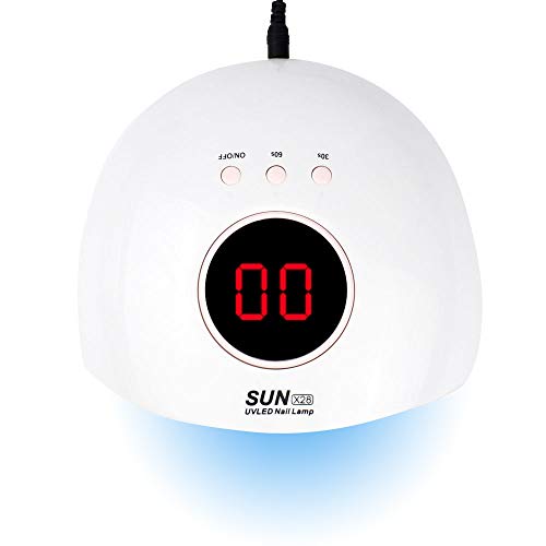 UV LED Nail lamp,Lumcrissy LED Nail Dryer Gel Lights,Gel Nails Manicure Curing Lamp with Automatic Sensor