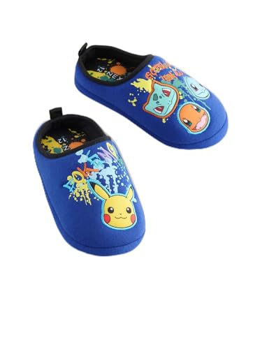 NEXT Garçon Chaussons Mules Pokémon™ Bleu 26