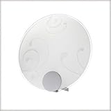 Paulmann 70114 (701.14) DS Wandleuchten-Glas Deco-Set Disc Flower, Metall, Satin, Glas 220 mm