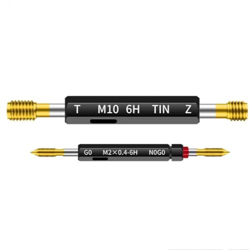 1pc 6H Nano Tin-Coating M1-M12 Calibrador Métrico de Tornillos de Acero de Paso Estándar Fino miniatura 2