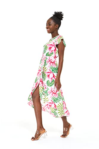 Image of Hawaii Hangover Family Matching Hawaiian Clothes, Lotus & Orchid | Family matching Hawaiian outfits, Lotus & Orchid, lightweight rayon, machine washable, tropical floral print, luaus, cruises