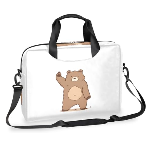 Maletín para portátil 15.6" diseño de oso miniatura 1