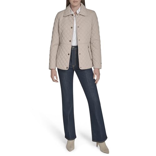 Tommy Hilfiger Women's Zip Up Long Sleeve Quilted Jacket2