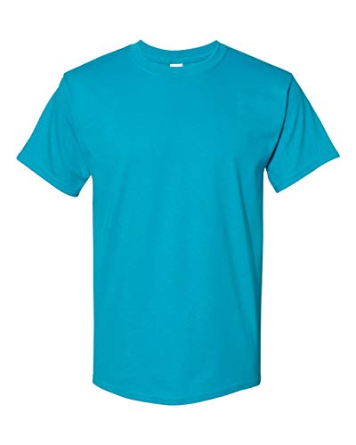 Hanes Teal 10 4XL lot de t-shirts confortables en grande taille