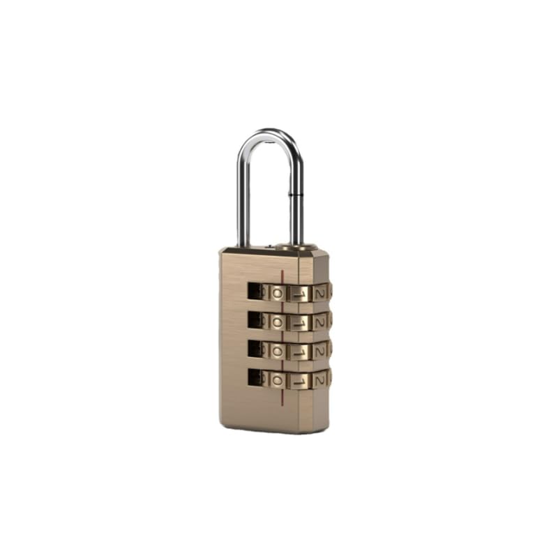 Image of 2PCS Combination Lock, 4 Digit Padlock for School Gym Sports Locker, Fence, Toolbox, Case, Hasp Cabinet Storage