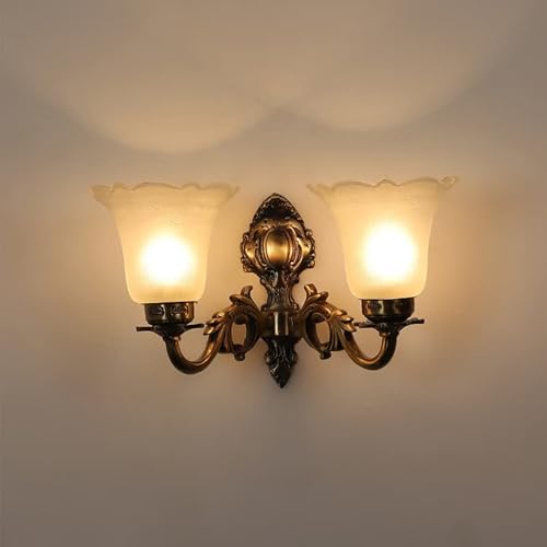Image of ELIANTE Antique Brass Metal Wall Light NO-1-2W | 3 Years Warranty | Free - LED LAMP