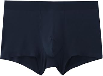 Ice Silk Mens Underwear With Bulge Pouch Breathable Cool Boxer Briefs Seamless Ultra-Thin Soft Comfort Thongs