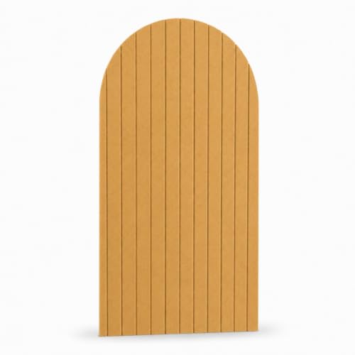Image of MMT Acoustix Arch Felt Acoustic Wall Panel | Sound Proofing for Room |Premium Acoustic Panel |Pin Board for Wall |Sound Absorbing Panels | Arch Felt Acoustic Wall Panel |Camel| 120 x 60 cm | 1 Pcs