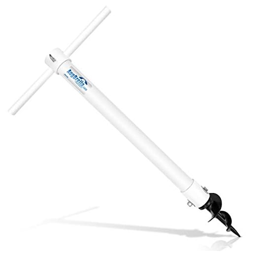 Best sand auger for beach umbrella Premium Beach Umbrella Sand Anchor White
