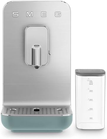 SMEG BCC13EGMEU espresso coffee machine with Milchfunktion Smarag...