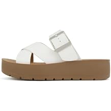 Soda Papaya  Women Open Toe Multi-Strap Flatform Sandals