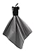 SPUDZ Classic | Microfiber Cloth Screen Cleaner and Lens Cleaner | Black | 10 x 10 Inches