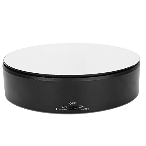 360-Grad-Drehständer, 1 kg tragbarer USB-Schmuckständer für elektrischen Schmuck, Plattenspieler-Ständer für Displayschmuck, Uhren, Mobiltelefone,