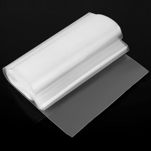 Tubo per Grondaia, 20 cm x 10m Tubo di Scarico Tubo Pluviale, LDPE Flessibile Trasparente, Tubo Drenaggio per Grondaie e Pluviali, Estensione Flessibile