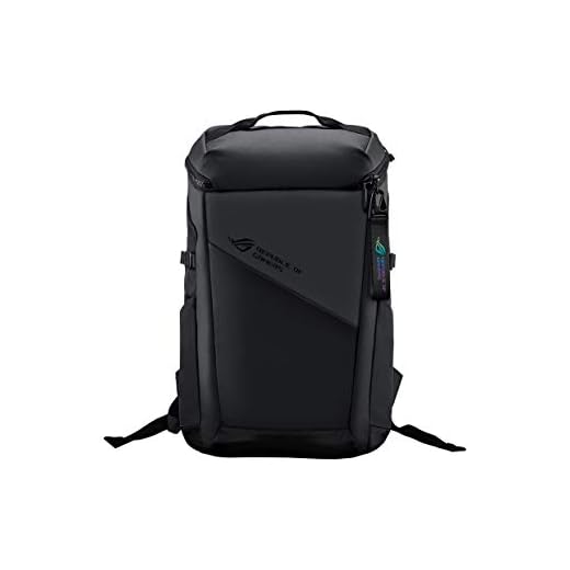 ASUS ROG Ranger BP201 Gaming Notebook Rucksack (leichtgewichtig, wasserabweisend, 22 Liter Stauraum, für Notebooks bis zu 17 Zoll), 10.7 x 50 x 32.9 cm; 975 Grams
