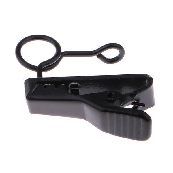 5xRing Type Mini 6mm Microphone Lapel Tie Clip Holder for Chat Meeting-picture-22