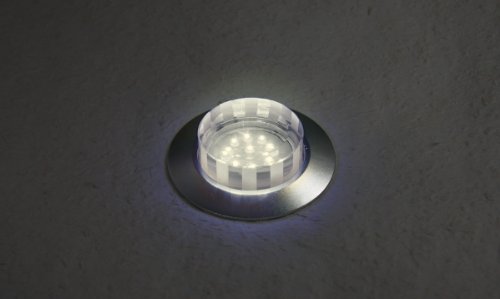 Preisvergleich Produktbild Heitronic 36463 Außenwandeinbauleuchte, Aluminium, schwarz