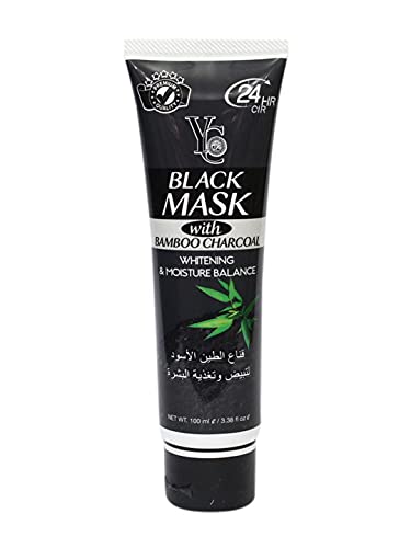 YC Activated Bamboo Charcoal Black Mask Enriched With Bamboo extract YC540 - 100 ml (Pack of 1)