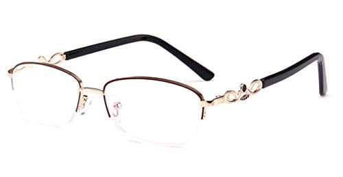 PANGHU half-rim gafas de lectura-azul bloqueo de la luz Gafas de Lectura para Mujer y Hombre Flexibles Gafas de Lectura de Media Montura Cover