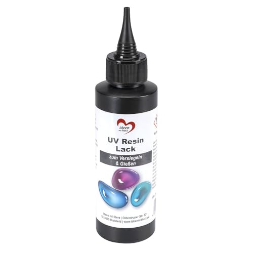 Ideen mit Herz | UV Resin Lack | zum Versiegeln & Gießen (100 ml)