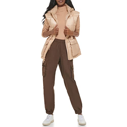 Image of Levi's Women's Quilted Megan Hooded Puffer Jacket
